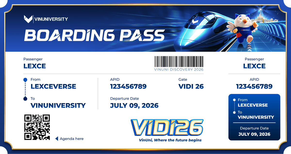 VIDI26 Boarding Pass